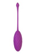 Vibrating egg A-Toys Purr, silicone, purple, 18 cm
