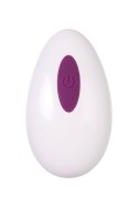 Vibrating egg A-Toys Purr, silicone, purple, 18 cm