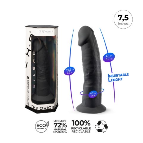 Dildo-S.D Model 2 ( 7.5" ) BLACK BOX
