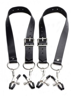 Master Series - Spread Labia Spreader Straps with Clamps