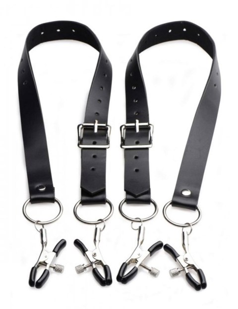 Master Series - Spread Labia Spreader Straps with Clamps