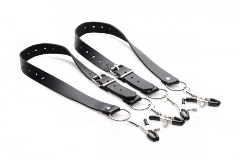 Master Series - Spread Labia Spreader Straps with Clamps
