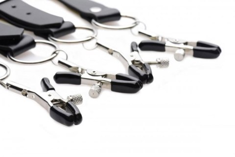 Master Series - Spread Labia Spreader Straps with Clamps