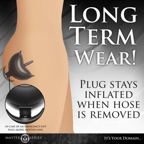 Master Series - Inflatable Silicone Anal Plug