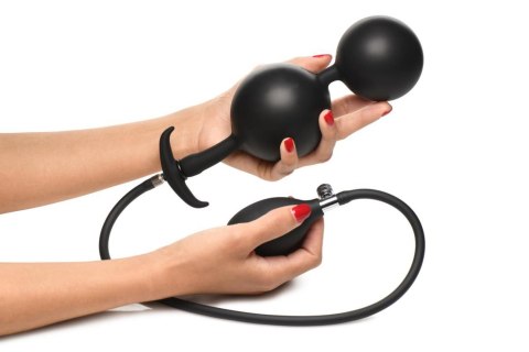 Master Series - Weighted Inflatable Silicone Anal Plug