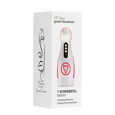 Masturbator posiada 7 potężnych funkcji ssania i wibracji - Vibrating Masturbation Cup , 7 Suction Power, 7 Vibration Setting
