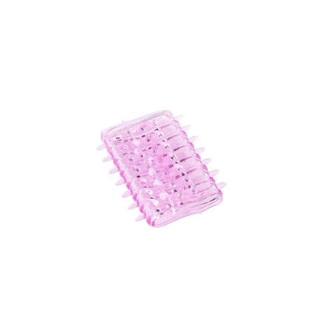 Power Escorts - BR339 - Textured Penis Sleeves - 2-Pack Pink Purple
