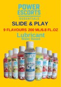 Power Escorts - DR08 - Cherry Water-Based Lubricant 200ml - Slide & Play Personal Lube