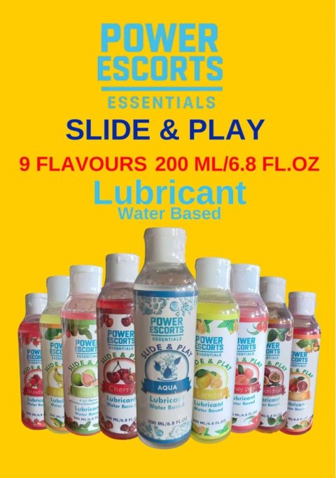 Power Escorts - DR11 - Honey Peach Water-Based Lubricant 200ml - Slide & Play Personal Lube