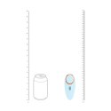 Aurie - AirTap Vibrator with Two Head Attachments - Blue