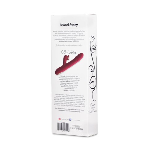 Silicone Vibrator - 7 rotating functions and 7 licking functions