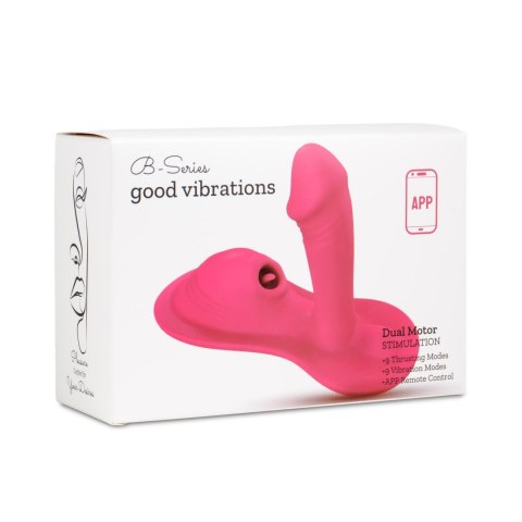 APP Remote Control Thrusting Vibrator - Sync Wave