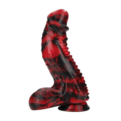 Dark Lycan Spawn - Silicone Dildo - Red/Black