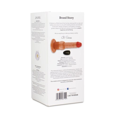 Wibrator z Ruchem Posuwistym i Pilotem. REALISTYCZNY MATERIAŁ- Heat Thrust Pro Vibe