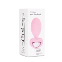 Silicone Anal Plug with Heart Crystal Base