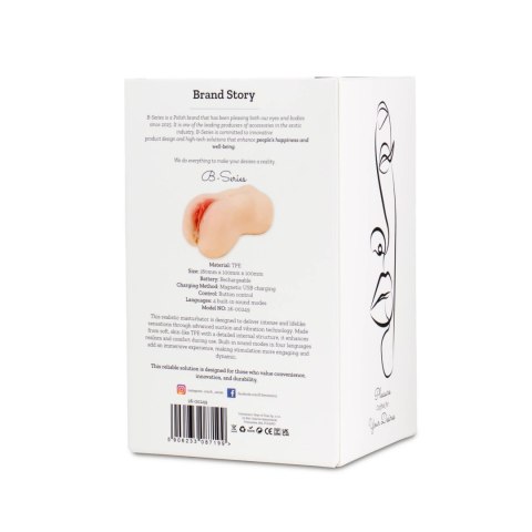 Virgin Style Realistic Vibration Masturbator