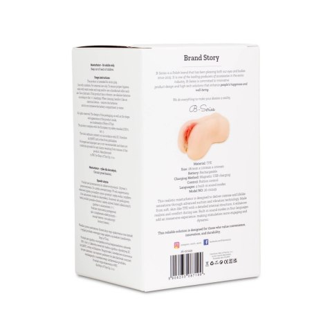 Virgin Style Realistic Vibration Masturbator