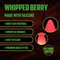 Whipped Berry - Silicone Butt Plug - Red/Yellow