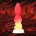 Whipped Berry - Silicone Butt Plug - Red/Yellow