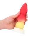 Whipped Berry - Silicone Butt Plug - Red/Yellow