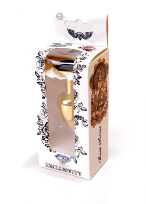 Plug-Jewellery Gold PLUG- Black