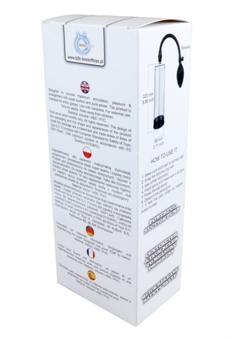 Pompka-Powerpump - Black&Clear