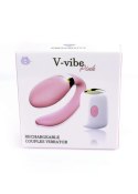 Wibrator dla PAR -V-Vibe Pink USB 7 funkcji wibracji