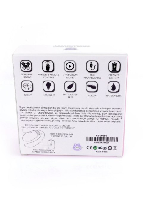 Wibrator dla PAR -V-Vibe Pink USB 7 funkcji wibracji