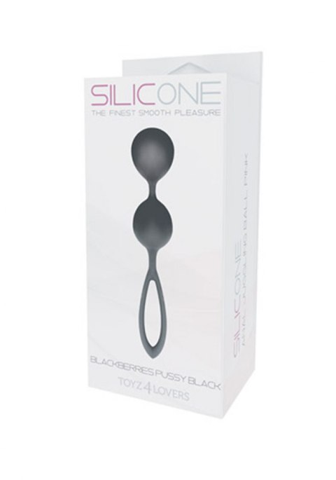 Kulki-PALLINE BLACKBERRIES PUSSY SILICONE BLACK