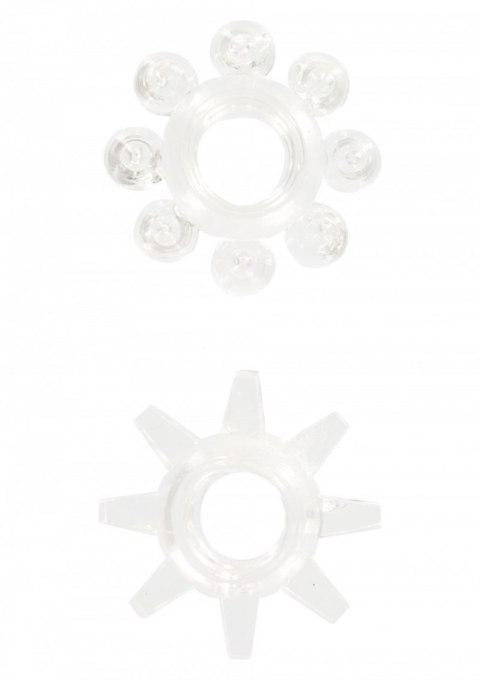 Pierścień-POWER STRETCHY RINGS CLEAR 2PCS