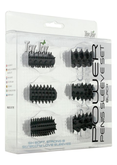 Stymulator-POWER PENIS SLEEVE SET SMOKE