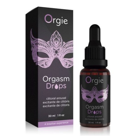 Krople stymulujące łechtaczkę, Potęgujace orgazm -ORGASM DROPS - CLITORAL AROUSAL - 30ML