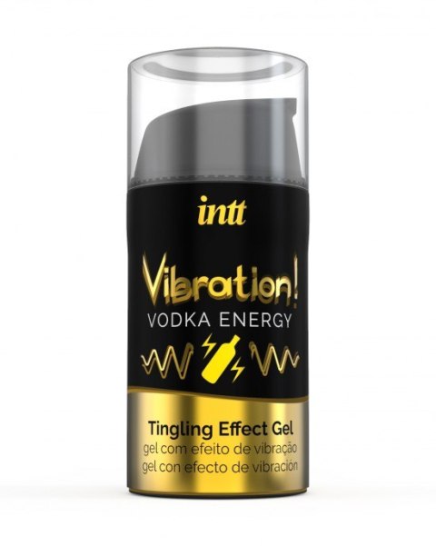 Żel wibrujący, stymulujący o smaku wódki z energetykiem -VIBRATION VODKA 15 ml