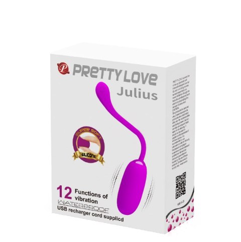 PRETTY LOVE - JULIUS EGG Purple 12 function vibrations