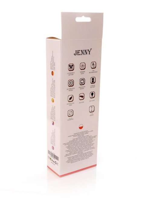 Wibrator-JENNY Pink - Massager 36- Vibrating / 8 Rotation functions USB