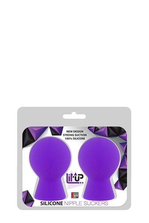 Pompka-LIT-UP NIPPLE SUCKERS SMALL PURPLE