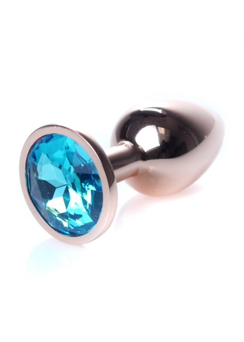 Plug-Jewellery Red Gold PLUG- Light Blue