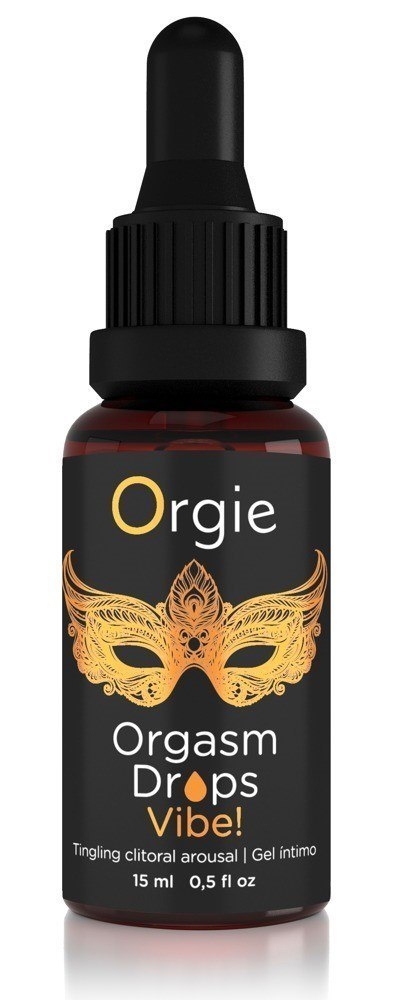 Wibrujące Krople na Łechtaczkę, Wzmacnia Orgazm- ORGIE Orgasm Drops Vibe Peach Flavor 15 ml