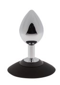 MALESATION Alu-Plug with suction cup medium, chrome