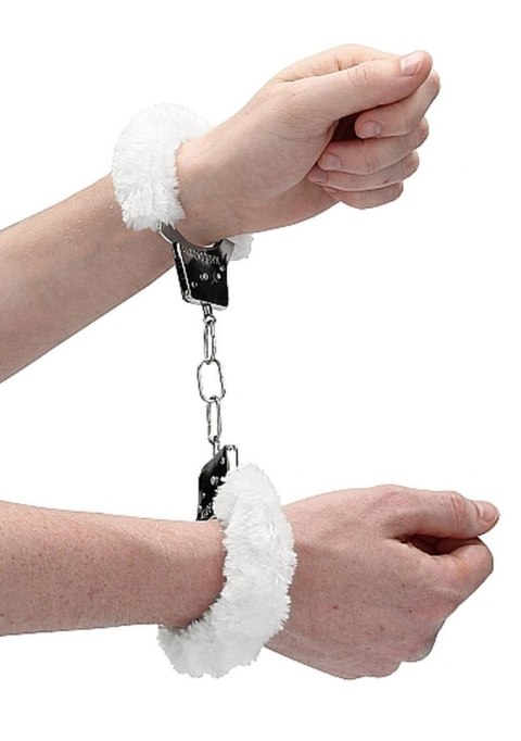 Beginner"s Handcuffs Furry - White