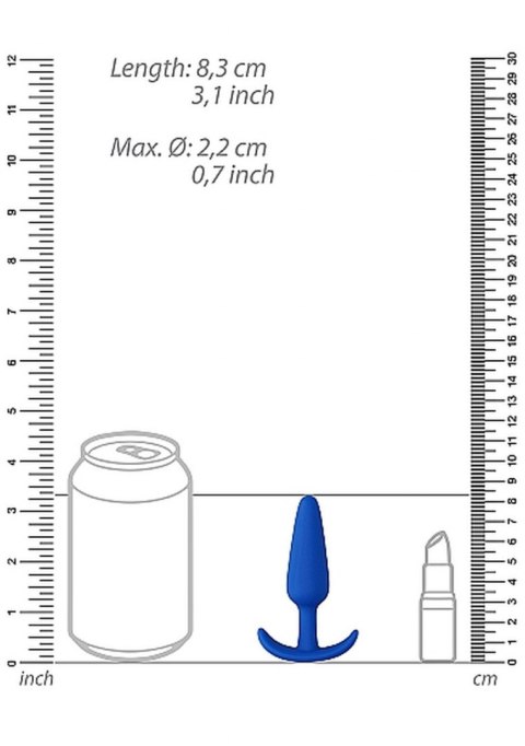 Slim Butt Plug - Blue