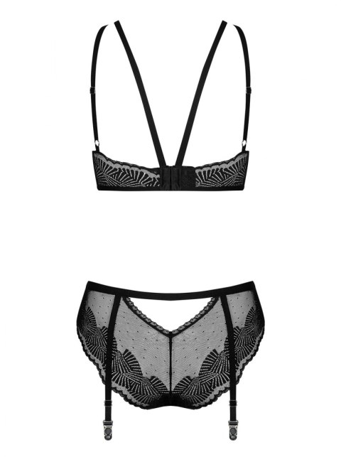 Bielizna-Allastia komplet 2-częściowy czarny L/XL