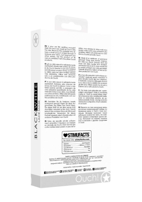 Lace Mask - With Elastic Straps