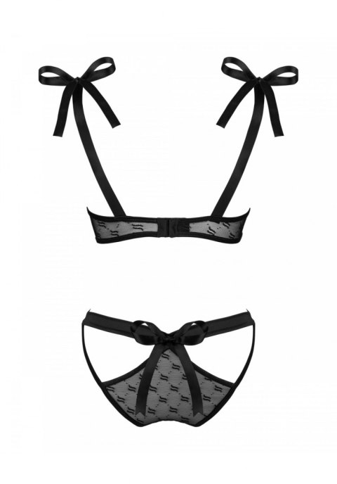 Bielizna-Obsessivia komplet 2-częściowy czarny L/XL