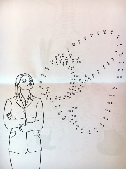 Gry-Książeczka Połącz Kropki na Wieczór Panieński