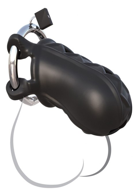 Stymulator-EXTREME SILICONE COCK BLOCKER BLACK