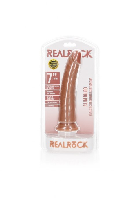 Slim Realistic Dildo with Suction Cup - 7""/ 18 cm