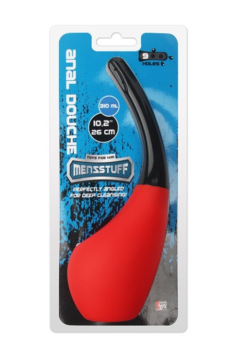 Anal/hig-Irygator-MENZSTUFF 310 ML ANAL DOUCHE RED/BLACK