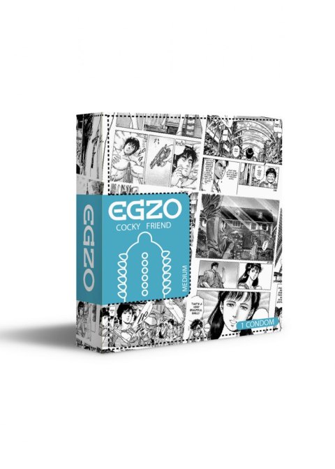 Prezerwatywa z wypustkami -Egzo Tought Cat