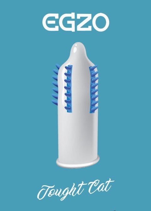 Prezerwatywa z wypustkami -Egzo Tought Cat